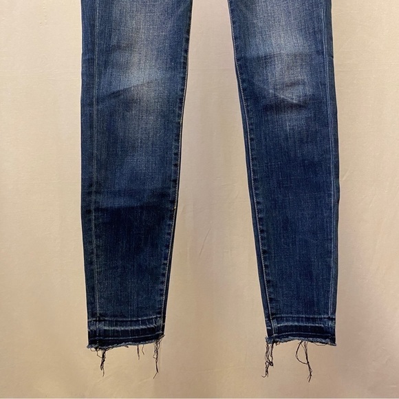 Vince Camuto 27/4 Skinny Jeans Mid Rise Release Fray Hem Womens Ankle Stretch - Picture 6 of 14